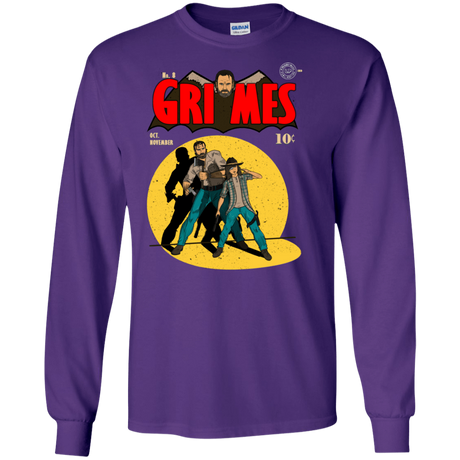 T-Shirts Purple / S Grimes Men's Long Sleeve T-Shirt