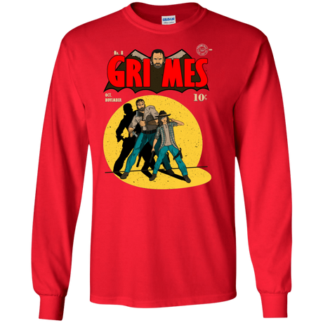 T-Shirts Red / S Grimes Men's Long Sleeve T-Shirt