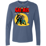 T-Shirts Indigo / S Grimes Men's Premium Long Sleeve