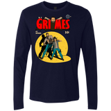 T-Shirts Midnight Navy / S Grimes Men's Premium Long Sleeve