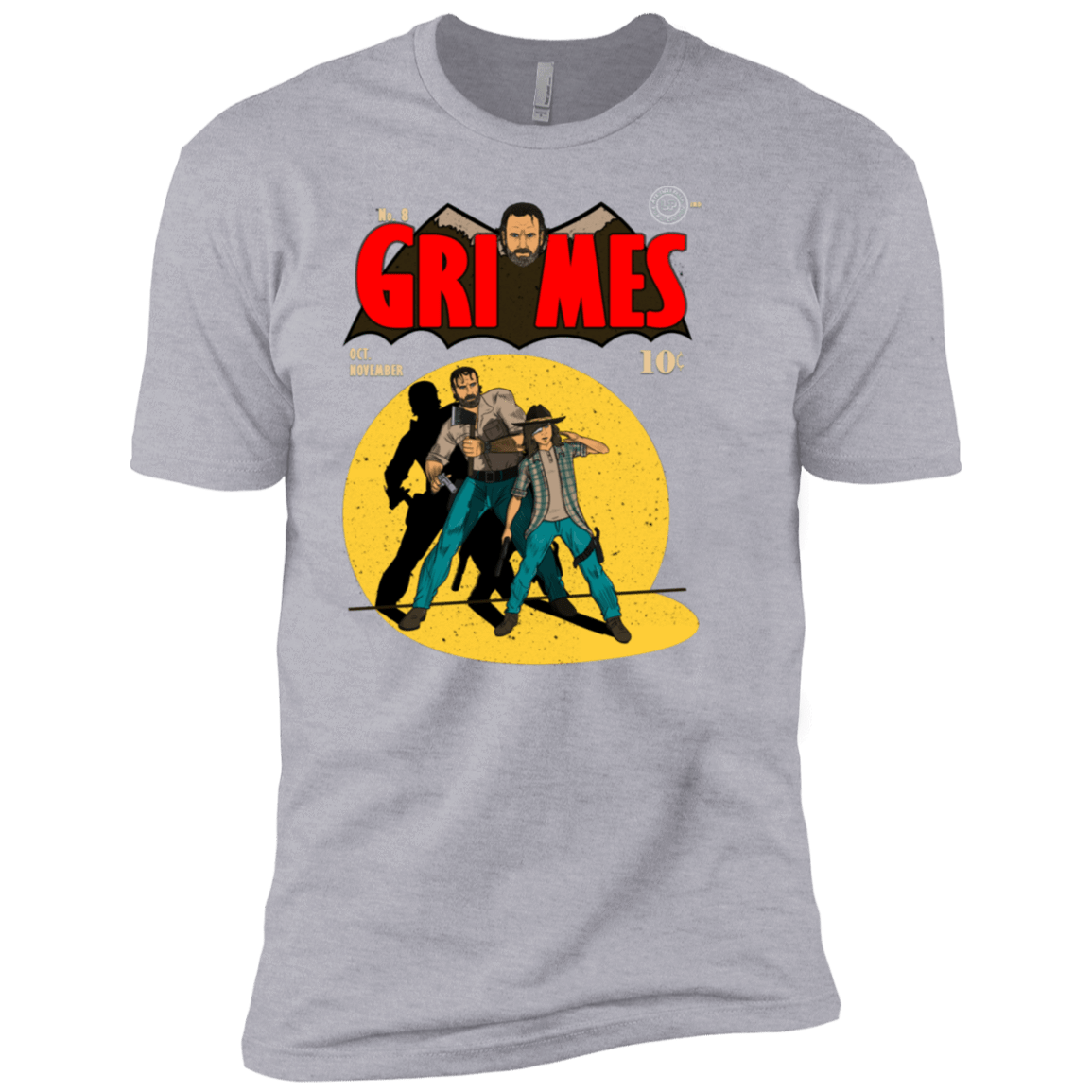 T-Shirts Heather Grey / X-Small Grimes Men's Premium T-Shirt