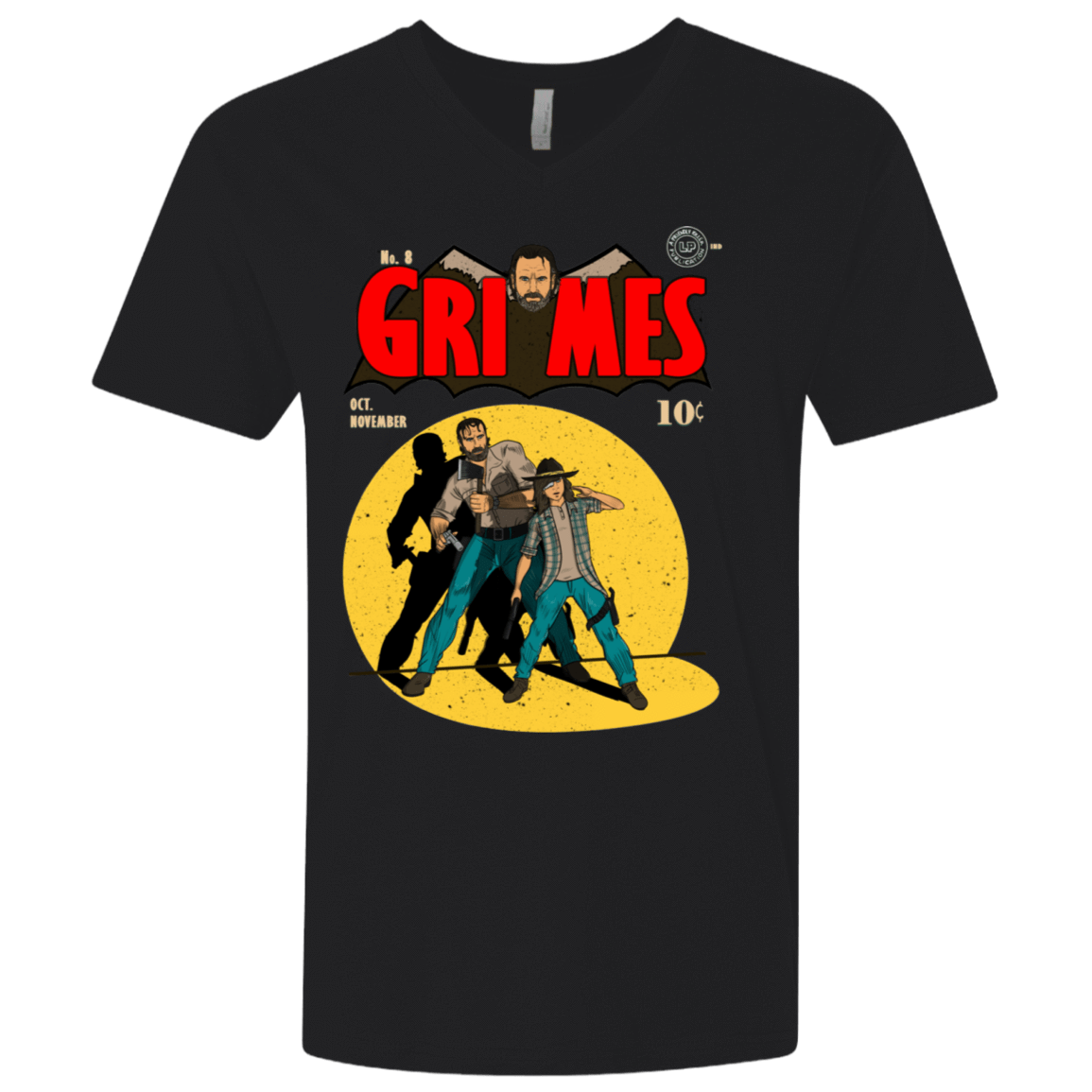 T-Shirts Black / X-Small Grimes Men's Premium V-Neck