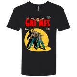 T-Shirts Black / X-Small Grimes Men's Premium V-Neck
