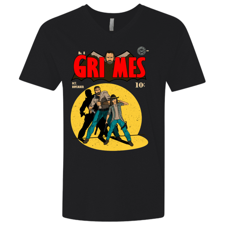 T-Shirts Black / X-Small Grimes Men's Premium V-Neck