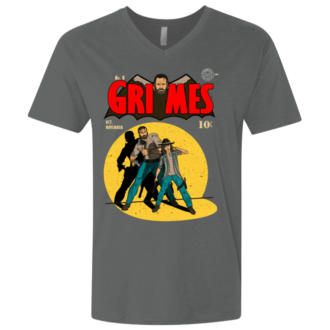 T-Shirts Heavy Metal / X-Small Grimes Men's Premium V-Neck