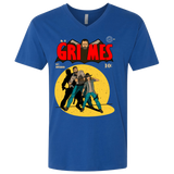 T-Shirts Royal / X-Small Grimes Men's Premium V-Neck