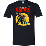 T-Shirts Black / X-Small Grimes Men's Semi-Fitted Softstyle