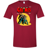 T-Shirts Cardinal Red / S Grimes Men's Semi-Fitted Softstyle
