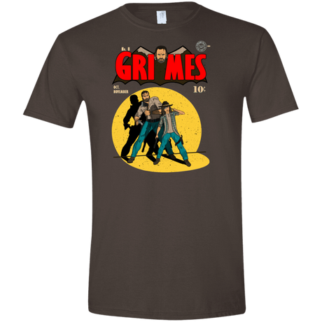 T-Shirts Dark Chocolate / S Grimes Men's Semi-Fitted Softstyle