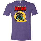 T-Shirts Heather Purple / S Grimes Men's Semi-Fitted Softstyle