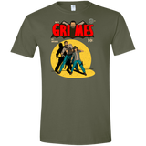 T-Shirts Military Green / S Grimes Men's Semi-Fitted Softstyle