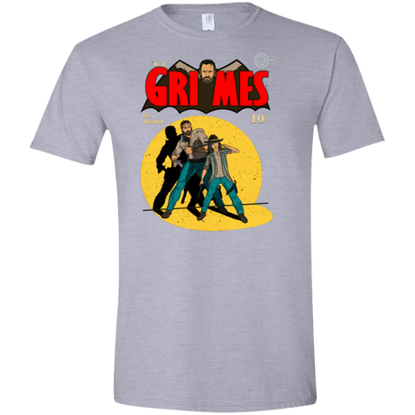 T-Shirts Sport Grey / X-Small Grimes Men's Semi-Fitted Softstyle