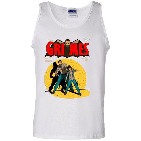 T-Shirts White / S Grimes Men's Tank Top