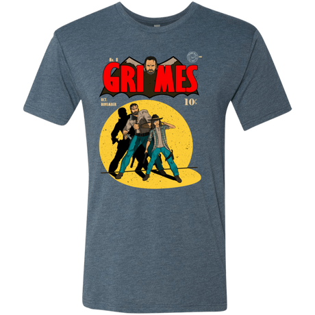T-Shirts Indigo / S Grimes Men's Triblend T-Shirt
