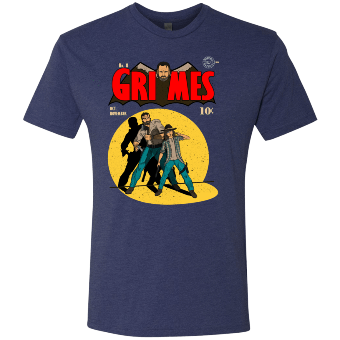 T-Shirts Vintage Navy / S Grimes Men's Triblend T-Shirt