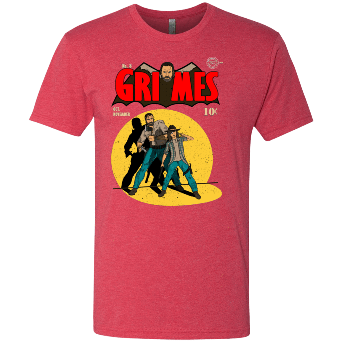 T-Shirts Vintage Red / S Grimes Men's Triblend T-Shirt