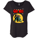 T-Shirts Vintage Black / X-Small Grimes Triblend Dolman Sleeve