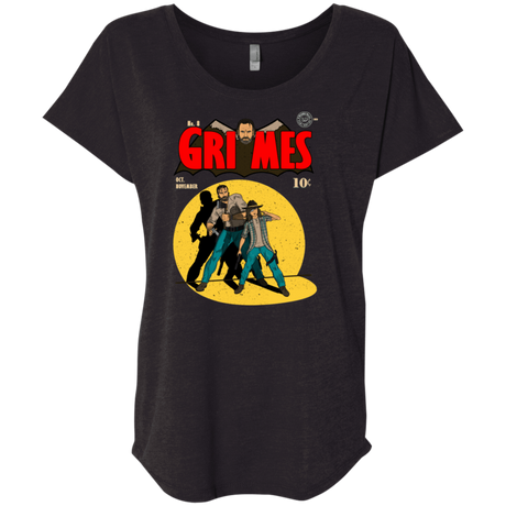 T-Shirts Vintage Black / X-Small Grimes Triblend Dolman Sleeve