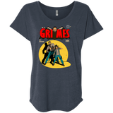 T-Shirts Vintage Navy / X-Small Grimes Triblend Dolman Sleeve