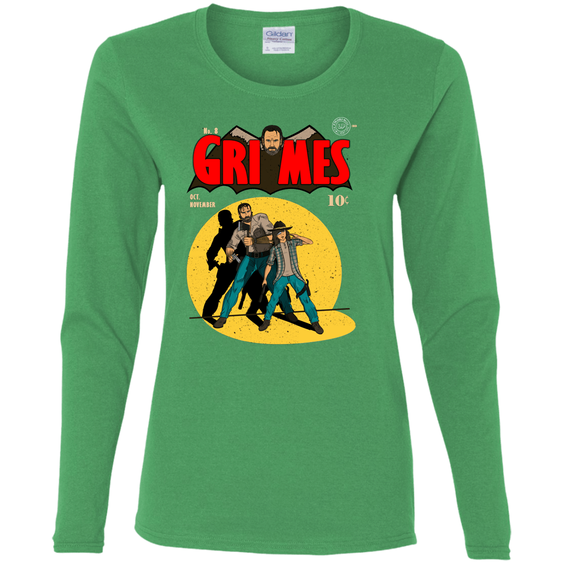 T-Shirts Irish Green / S Grimes Women's Long Sleeve T-Shirt