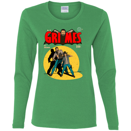 T-Shirts Irish Green / S Grimes Women's Long Sleeve T-Shirt