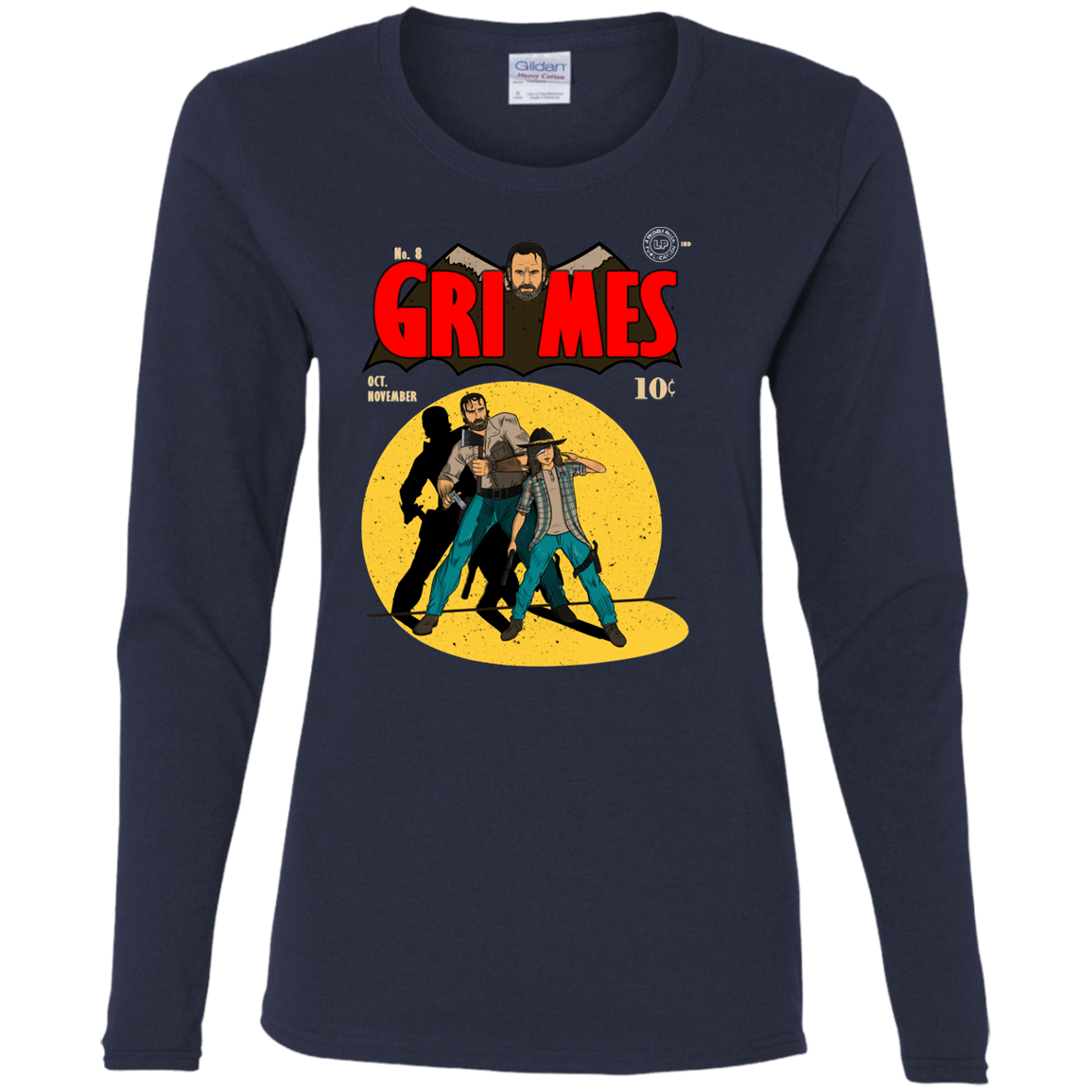 T-Shirts Navy / S Grimes Women's Long Sleeve T-Shirt