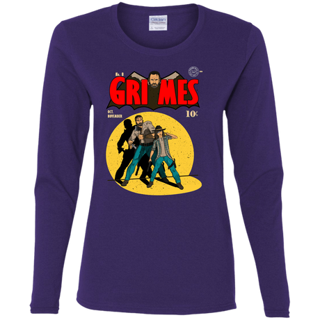 T-Shirts Purple / S Grimes Women's Long Sleeve T-Shirt