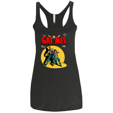 T-Shirts Vintage Black / X-Small Grimes Women's Triblend Racerback Tank