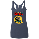 T-Shirts Vintage Navy / X-Small Grimes Women's Triblend Racerback Tank