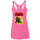 T-Shirts Vintage Pink / X-Small Grimes Women's Triblend Racerback Tank