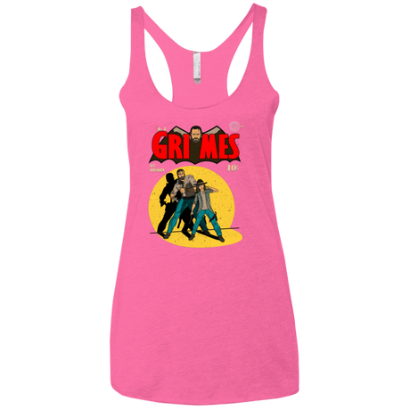 T-Shirts Vintage Pink / X-Small Grimes Women's Triblend Racerback Tank