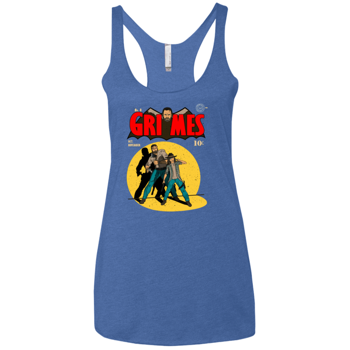 T-Shirts Vintage Royal / X-Small Grimes Women's Triblend Racerback Tank