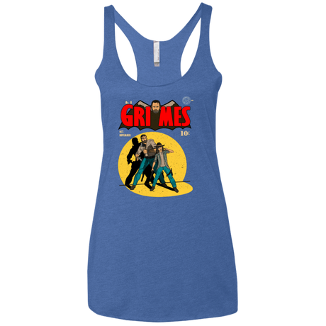 T-Shirts Vintage Royal / X-Small Grimes Women's Triblend Racerback Tank