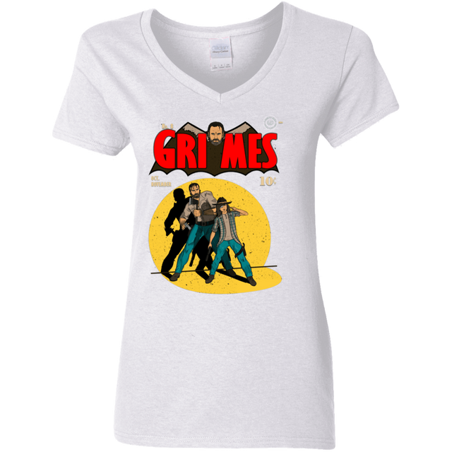 T-Shirts White / S Grimes Women's V-Neck T-Shirt