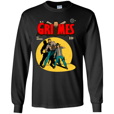 T-Shirts Black / YS Grimes Youth Long Sleeve T-Shirt