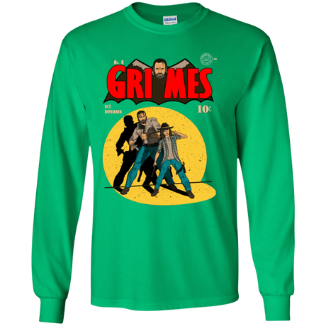 T-Shirts Irish Green / YS Grimes Youth Long Sleeve T-Shirt