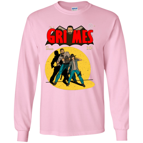 T-Shirts Light Pink / YS Grimes Youth Long Sleeve T-Shirt
