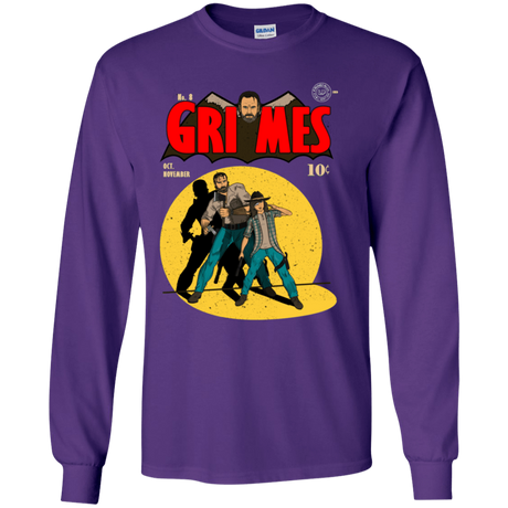 T-Shirts Purple / YS Grimes Youth Long Sleeve T-Shirt