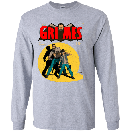 T-Shirts Sport Grey / YS Grimes Youth Long Sleeve T-Shirt
