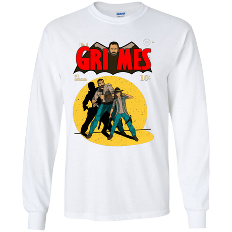 T-Shirts White / YS Grimes Youth Long Sleeve T-Shirt