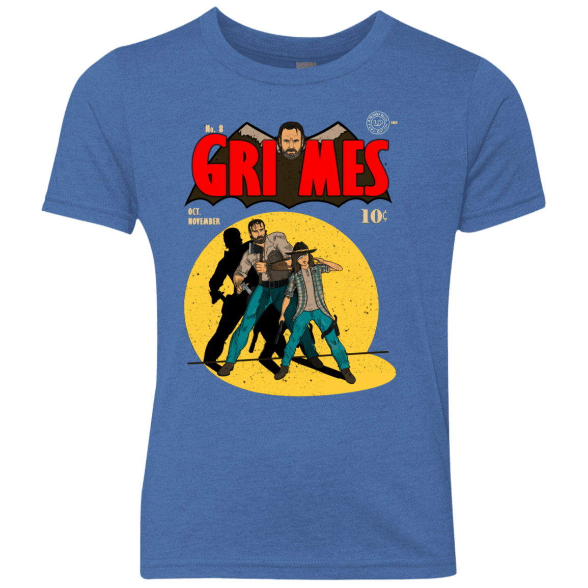 T-Shirts Vintage Royal / YXS Grimes Youth Triblend T-Shirt