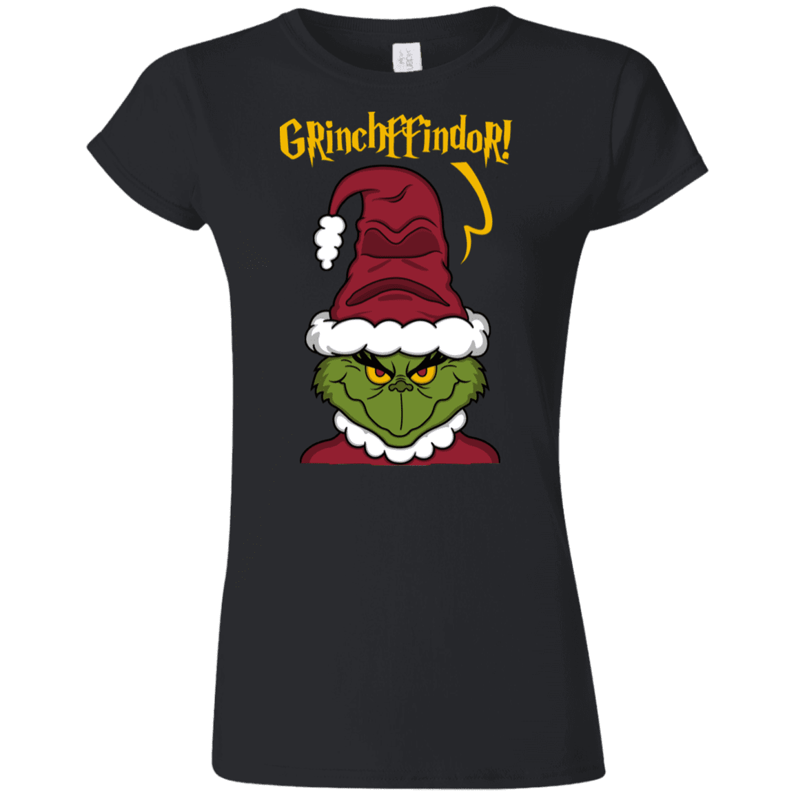 T-Shirts Black / S Grinchffindor Junior Slimmer-Fit T-Shirt