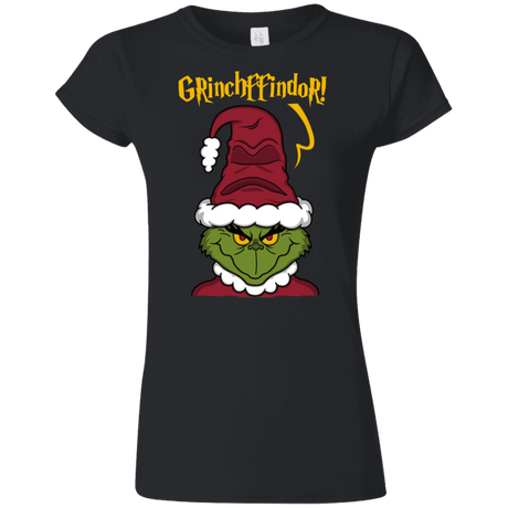 T-Shirts Black / S Grinchffindor Junior Slimmer-Fit T-Shirt