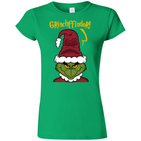 T-Shirts Irish Green / S Grinchffindor Junior Slimmer-Fit T-Shirt