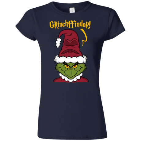 T-Shirts Navy / S Grinchffindor Junior Slimmer-Fit T-Shirt