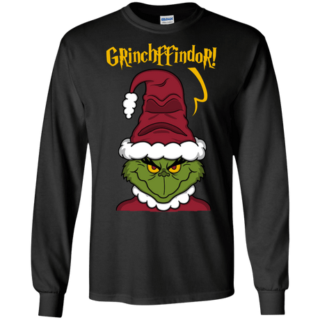 T-Shirts Black / S Grinchffindor Men's Long Sleeve T-Shirt