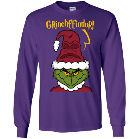 T-Shirts Purple / S Grinchffindor Men's Long Sleeve T-Shirt