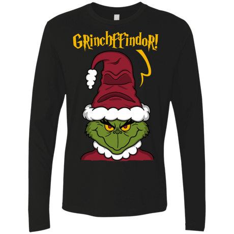 T-Shirts Black / S Grinchffindor Men's Premium Long Sleeve