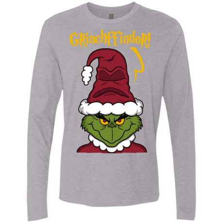 T-Shirts Heather Grey / S Grinchffindor Men's Premium Long Sleeve