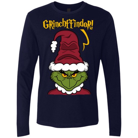 T-Shirts Midnight Navy / S Grinchffindor Men's Premium Long Sleeve
